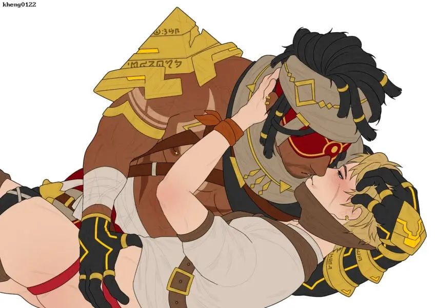 Image male,muscular,muscular_male,male_only,gay,genshin_impact,game,kissing,muscles,npc,eremite_(genshin_impact),kheng0122,azariq_(genshin_impact),eremite,treasure_hoarders:_scout,treasure_hoarders_(genshin_impact)