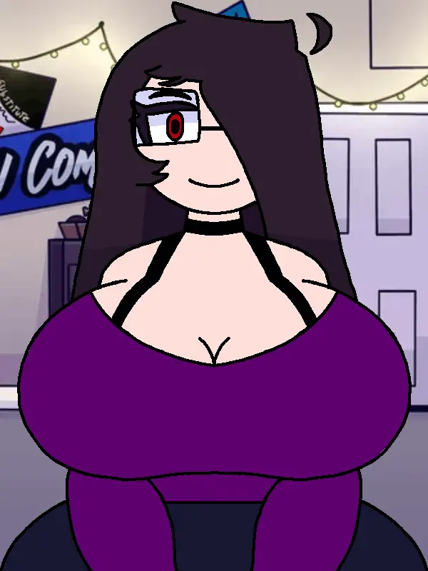 Image 1girls,big_breasts,breasts,clothed,clothing,female,female_only,red_eyes,smile,standing,black_legwear,background,big_ass,glasses,animated,animated_gif,fnf,friday_night_funkin,friday_night_funkin_mod,purple_topwear,beat_banger,toriel_beat_banger,beat_banger_(friday_night_funkin),friday_night_funkin_(beat_banger),lerate_(artist),starlight_mayhem,vade_(themaskedchris)