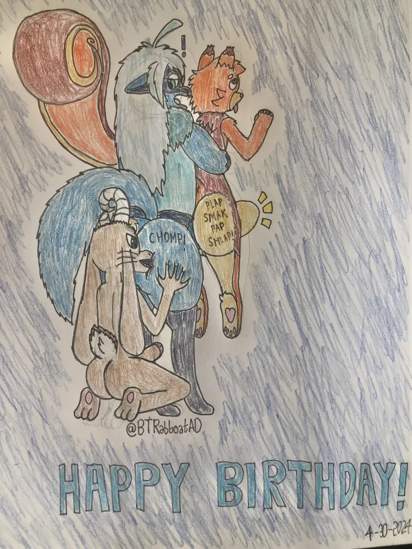 Image breasts,male,penis,pokemon,pokemon_(species),threesome,furry,big_ass,big_penis,bubble_butt,sex,thick_thighs,wide_hips,huge_cock,huge_breasts,tagme,gay,traditional_media_(artwork),lucario,btrabboat