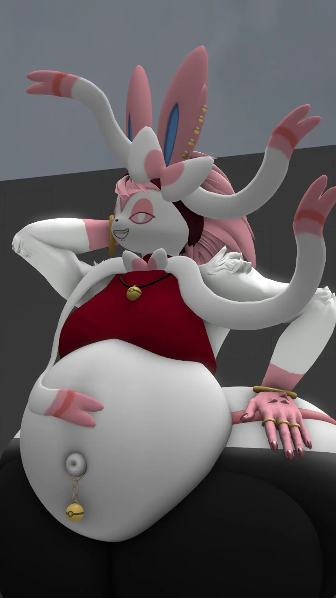 Image big_breasts,breasts,male,pokemon,pokemon_(species),big_ass,bubble_butt,huge_ass,thick_thighs,wide_hips,femboy,male_only,chubby,sylveon,pokémon_(species),ass_visible_from_the_front,kingofthekabuto,queenofthekabuto