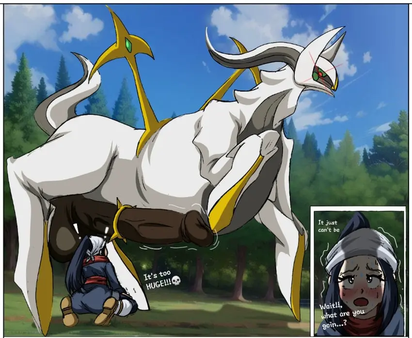 Image penis,pokemon,big_penis,size_difference,monster,surprised,monster_cock,erect_penis,enormous_penis,hyper_penis,surprised_expression,zoophilia,horse_penis,penis_shadow,pokephilia,pokemon_legends:_arceus,inminent_sex,arceus,fear,akari_(pokemon),inminent_rape