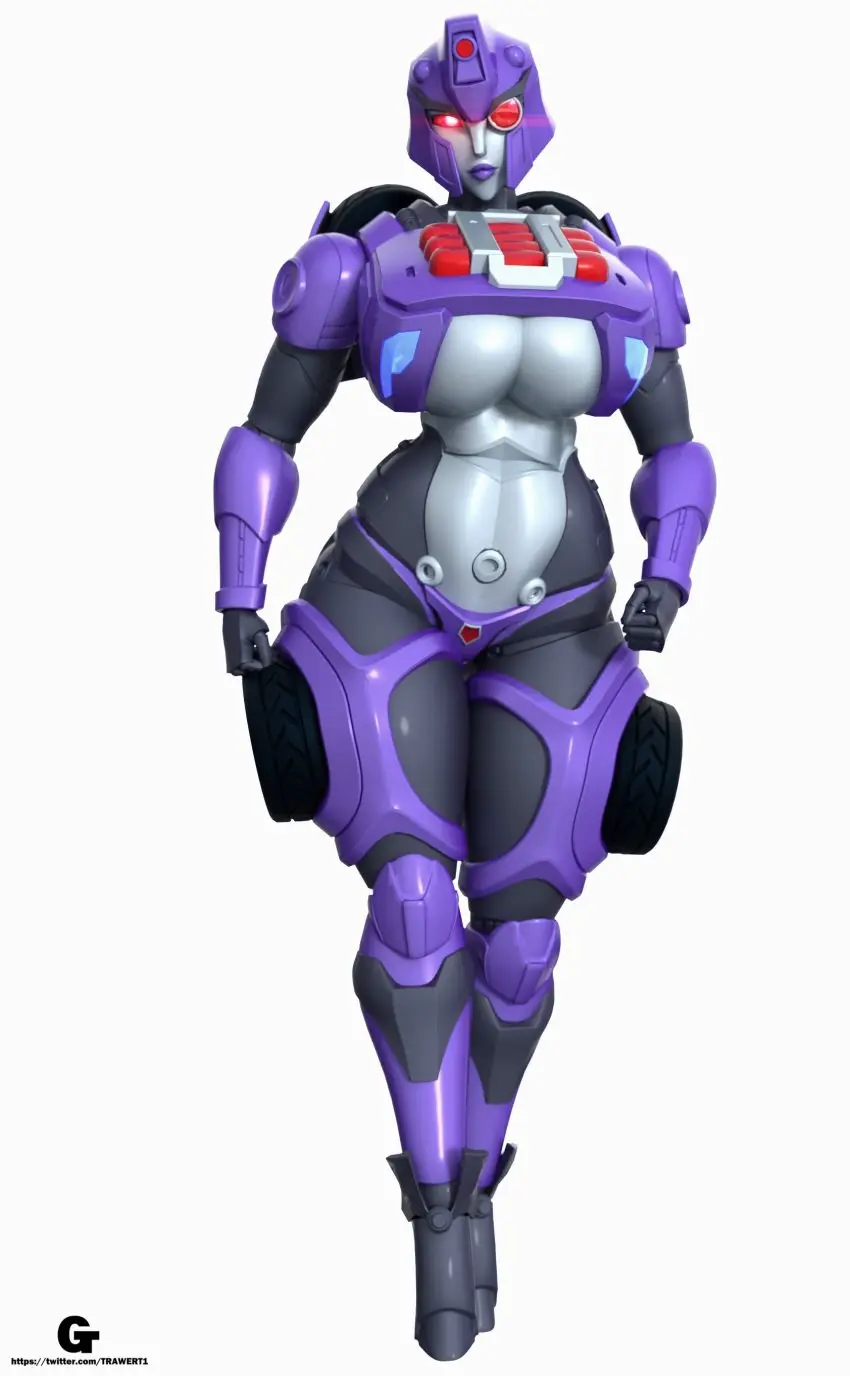 Image big_breasts,breasts,female,solo,thick_thighs,3d,purple_body,robot,robot_girl,transformers,cybertronian,decepticon,trawert,transformers_cyberverse,shadow_striker,transformers_legacy