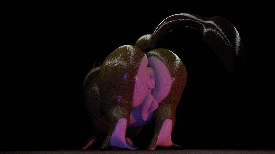 Image female,hi_res,simple_background,solo,nude,pussy,tail,ass,big_butt,thick_thighs,wide_hips,digital_media_(artwork),shaded,black_background,anus,3d,animated,genitals,loop,multicolored_body,two_tone_body,rear_view,3d_(artwork),glistening,glistening_body,green_body,animal_genitalia,canine_genitalia,feral,animal_pussy,quadruped,alien,plump_labia,puffy_anus,countershading,twerking,canine_pussy,long_tail,short_playtime,widescreen,jiggling,jiggling_butt,bouncing_butt,video,swaying,swaying_hips,3d_animation,blender_(artwork),psychpsyo,tharr_baat