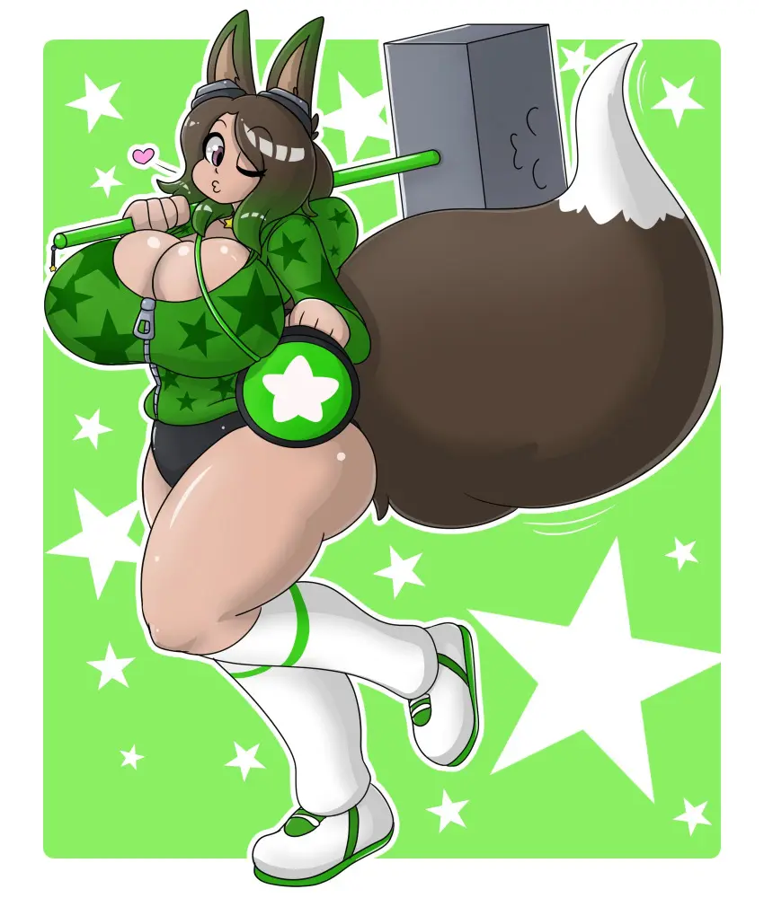 Image 1girls,big_breasts,breasts,female,furry,thick_thighs,wide_hips,cleavage,huge_breasts,tagme,jumneyarts