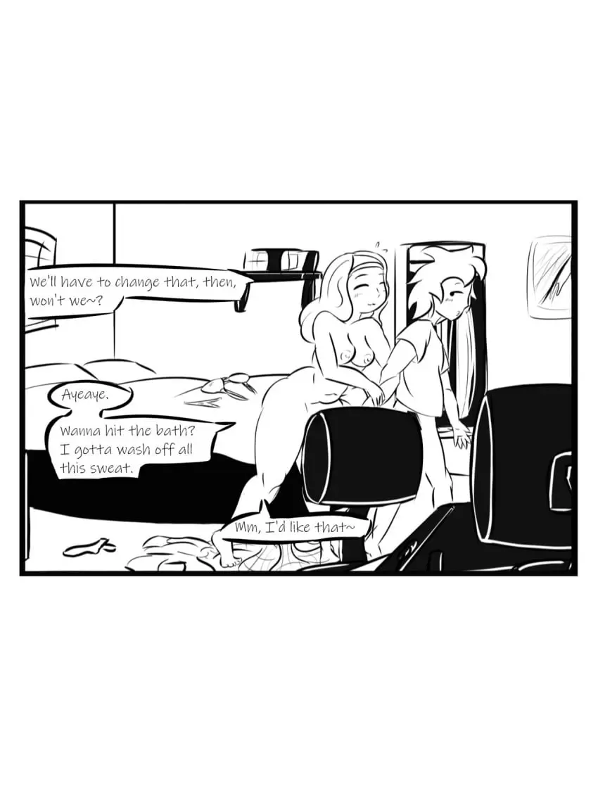 Image 1girls,female,nipples,1boy,male,nude,couple,husband_and_wife,wife_and_husband,cute,comic,couple_(romantic),chubby,chubby_female,wife,wholesome,husband,asexualhub,bisexualhub,dork,dork_girl,dorky,dorky_girl,lewddoodler,my_wife_is_a_pretty_cool_dude