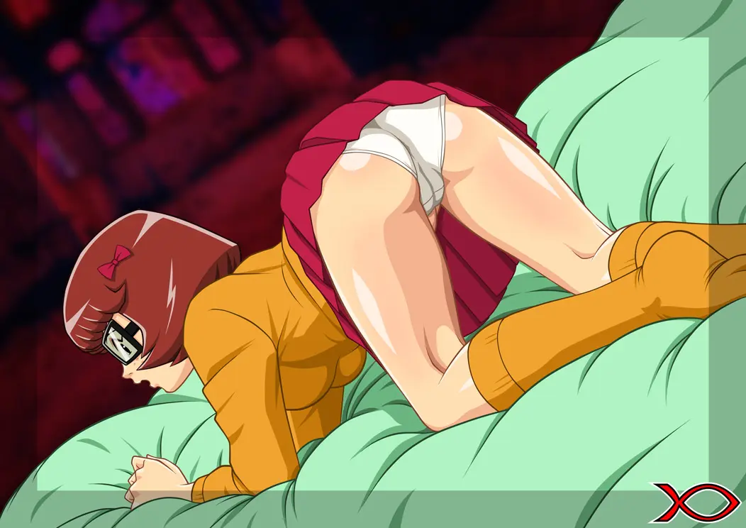 Image clothed,female,panties,all_fours,signature,fully_clothed,on_all_fours,scooby-doo,velma_dinkley,ivls
