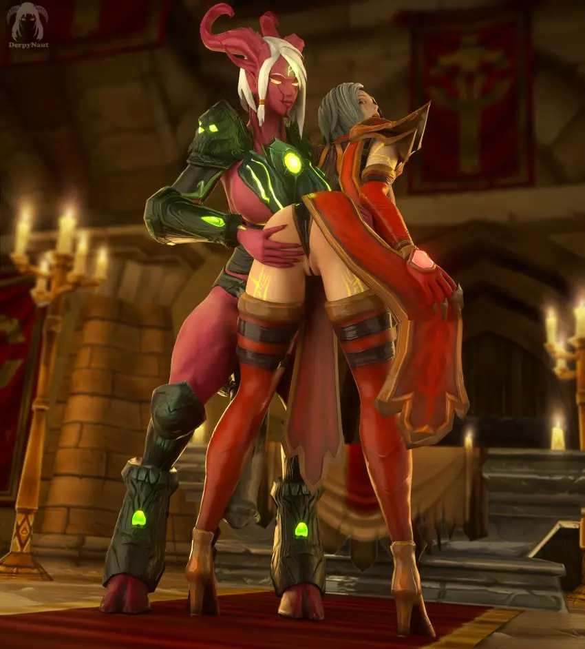 Image 1girls,big_breasts,breasts,female,human,light-skinned_female,light_skin,white_hair,penis,pussy,thighhighs,big_ass,thick_thighs,1futa,futanari,intersex,huge_cock,warcraft,world_of_warcraft,3d,bent_over,high_heels,interspecies,red_skin,horsecock,blizzard_entertainment,equine_penis,high_heel_boots,horsecock_futa,animal_genitalia_on_humanoid,horsecock_on_humanoid,human_(world_of_warcraft),sally_whitemane,eredar,burning_legion,derpynaut