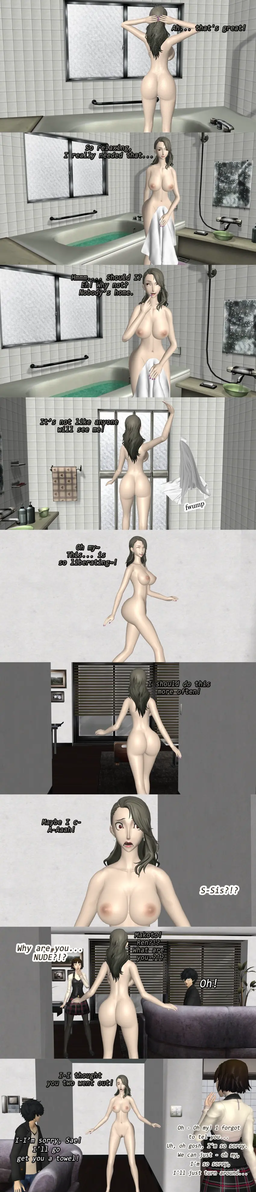 Image female,grey_hair,nude,white_skin,tagme,completely_nude,naked,3d,completely_naked,atlus,persona,persona_5,ren_amamiya,embarrassed_nude_female,enf,makoto_niijima,sae_niijima,vodkthulhu-3d