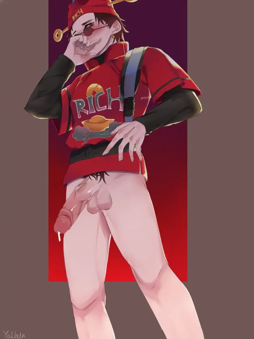 Image male,penis,male_only,red_skin,arena_of_valor,valhein