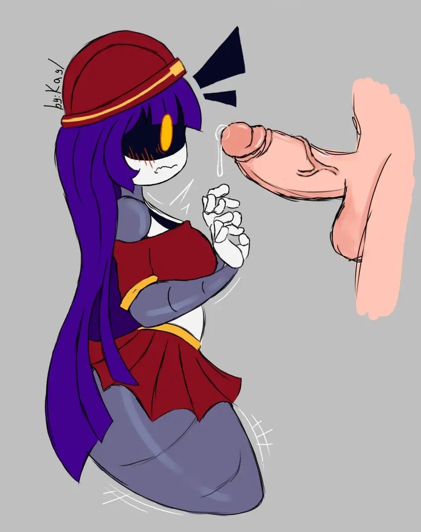 Image 1girls,blush,breasts,clothed,female,human,long_hair,1boy,male,penis,ass,big_ass,big_penis,thick_thighs,thighs,humanoid,orange_eyes,side_view,male/female,tagme,medium_breasts,purple_hair,looking_at_penis,big_thighs,thick_hips,huge_thighs,robot,robot_girl,boob_window,casual,casual_nudity,drone,underass,kayl,murder_drones,doll_(murder_drones),murder_drones_x_humans