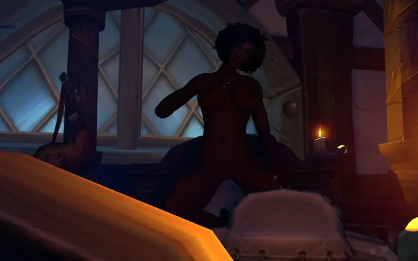 Image 1girls,female,female_only,human,solo,dark_skin,warcraft,world_of_warcraft,wow,dark-skinned_female,3d,srkloruc