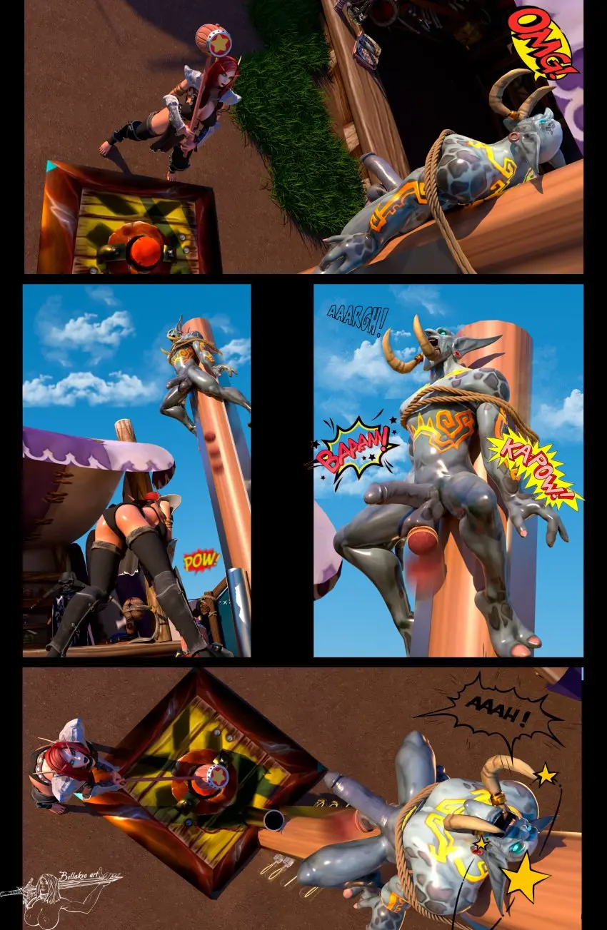 Image 1girls,female,1boy,male,penis,straight,ass,big_penis,thighs,barefoot,muscular,muscular_male,feet,balls,huge_cock,elf,curvy,curvy_body,curvy_female,curvy_figure,curvy_hips,world_of_warcraft,3d,blood_on_face,big_balls,humiliation,public,bondage,tied_up,toes,femdom,public_nudity,ballbusting,public_humiliation,troll_(warcraft),zandalari_troll,bellakvo