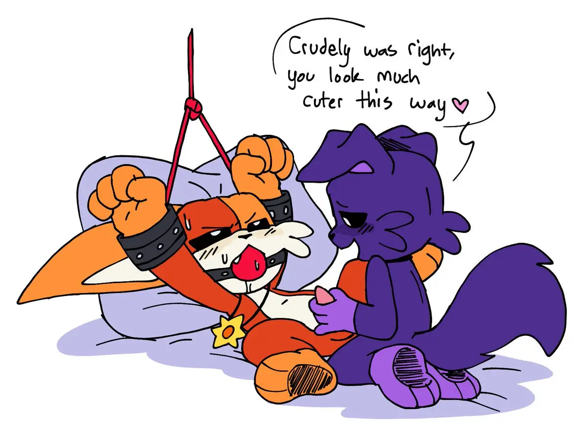Image simple_background,male,male/male,purple_fur,purple_skin,masturbation,dialogue,orange_body,tied,tied_hands,purple_body,furry_only,no_humans,orange_skin,orange_fur,simple_shading,critters_(poppy_playtime),poppy_playtime,poppy_playtime_(chapter_3),smiling_critters,pachi_rizuu,palatis,catnip_(pachi_rizuu),dogdaze_(pachi_rizuu)