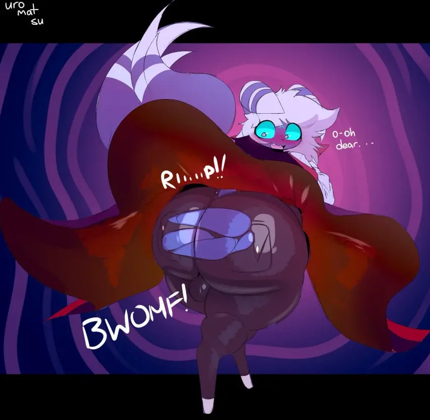 Image hi_res,open_mouth,solo,white_hair,1boy,blue_eyes,male,pokemon,tail,furry,ass,big_ass,big_butt,bubble_butt,huge_ass,looking_back,thick_thighs,femboy,male_only,balls,anthro,tagme,shocked,alternate_version_available,nintendo,ass_focus,girly,solo_male,wide_eyed,shocked_expression,wardrobe_malfunction,game_freak,ripped_clothing,ass_bigger_than_head,behind_view,tearing_open_bottoms,torn_open_bottoms,ripped_pants,uromatsu,meowstic