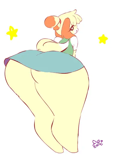 Image 1girls,female,female_only,furry,panties,underwear,ass,female_focus,looking_back,thick_thighs,thighs,wide_hips,hips,anthro,blonde_hair,skirt,animated,canine,yellow_body,yellow_fur,animal_crossing,canine_humanoid,isabelle_(animal_crossing),large_ass,star,stars,teasing,shaking_ass,shaking_butt,ass_shake,tailwag,swaying_hips,the-supreme-goddess