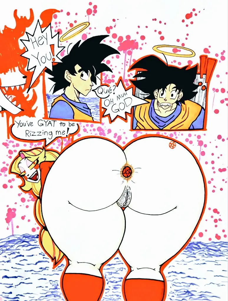 Image big_breasts,breasts,female,ass,huge_ass,tagme,demon,dragon_ball,dragon_ball_z,demon_girl,comic,bent_over,public,ass_focus,presenting_hindquarters,teasing,hazbin_hotel,backboob,presenting_pussy,crossover,presenting_ass,public_nudity,ass_bigger_than_head,son_goku,funny,eastern_and_western_character,humor,anal_plug,nutboiart8008,butt_plug,charlie_morningstar