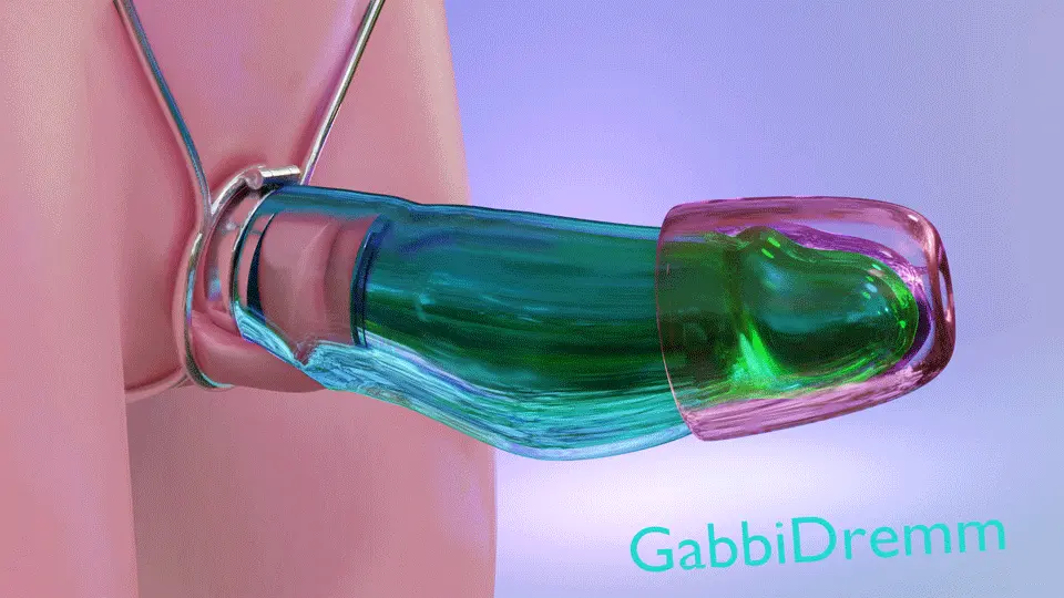 Image female,1boy,male,penis,uncensored,erection,femboy,trap,yaoi,balls,urethra,cock,gay,3d,dick,animated,strap-on,dildo,belt,domination,chastity_cage,forced,submission,bondage,torture,femdom,chastity,urethral_insertion,slave,prisoner,metal,cage,male_urethral_insertion,no_text,creative_chastity,toy,strap-on_over_chastity,genital,cbt,device,gabbidremm,concept,penis_extension