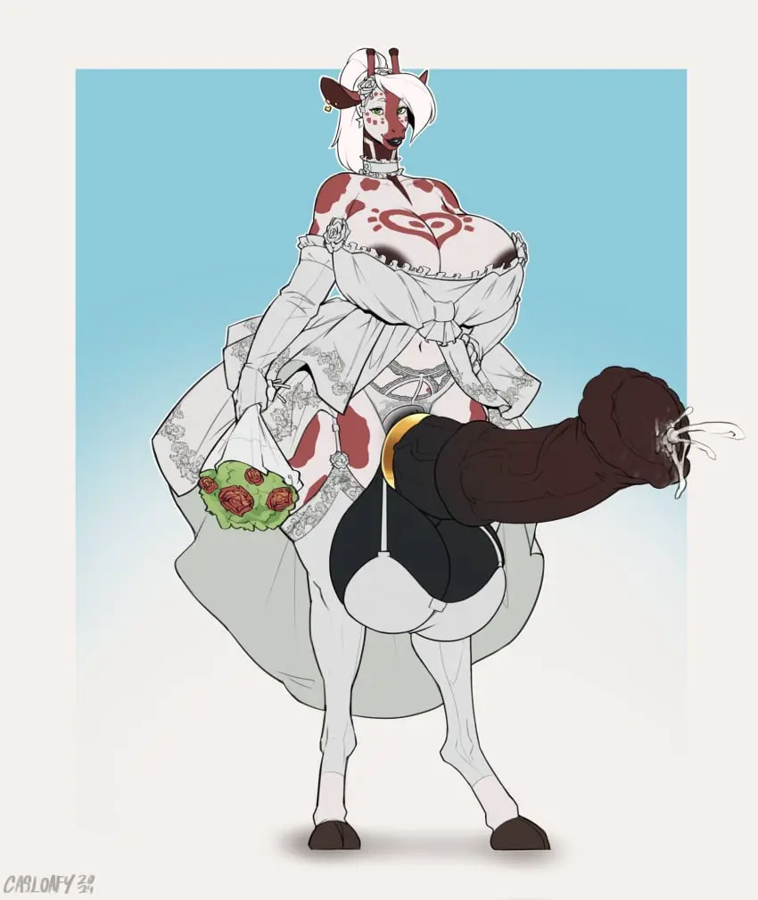 Image breasts,clothed,clothing,hi_res,solo,standing,white_hair,cum,penis,big_penis,futanari,intersex,areola,cleavage,balls,hair,huge_cock,anthro,veiny_penis,piercing,dress,futa_only,ejaculation,big_balls,genital_fluids,bodily_fluids,genitals,mammal,ear_piercing,huge_balls,large_penis,hyper_penis,legwear,thigh_highs,biped,cumshot,anthro_only,animal_genitalia,animal_penis,horsecock,hyper,hyper_genitalia,equine_genitalia,equine_penis,wedding_dress,giraffe,giraffid,casloafy