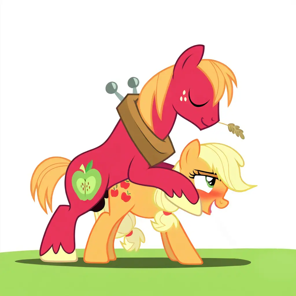 Image female,open_mouth,male,tongue_out,tongue,sex,duo,eyelashes,balls,hair,male/female,accurate_art_style,artist_request,closed_eyes,genitals,mammal,incest,friendship_is_magic,hasbro,my_little_pony,siblings,animal_genitalia,sheath,feral,equid,equine,horse,pony,brother_and_sister,applejack_(mlp),big_macintosh_(mlp)