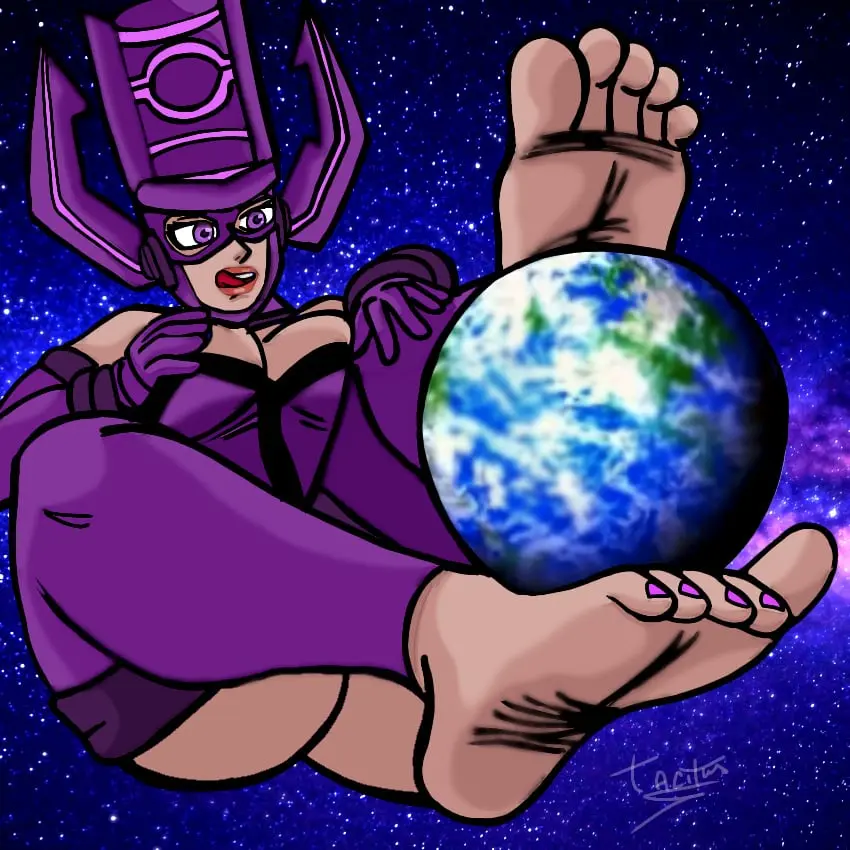 Image breasts,female,large_breasts,nipples,thighhighs,tongue_out,ass,thick_thighs,feet,gigantic_breasts,foot_fetish,artist_request,soles,planet,space,toes,footjob,giantess,giant_ass,marvel,marvel_comics,violet_eyes,gigantic_ass,giantess_growth,gigantic_thighs,gigantic_butt,earth,female_on_planet,galacta