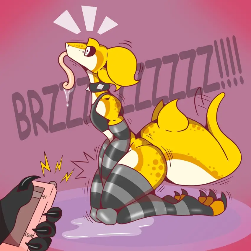 Image clothing,female,hi_res,shirt,gloves,male,tail,thighhighs,tongue_out,tongue,duo,striped_clothing,drooling,male/female,anthro,text,mythology,vaginal_penetration,absurd_res,socks,saliva,trembling,ambiguous_gender,penetration,genital_fluids,collar,bodily_fluids,footwear,fur,precum,sex_toy,claws,toe_claws,sound_effects,legwear,surprised_expression,reptile,scalie,cropped,mythological_creature,topwear,dragon,handwear,mythological_scalie,spikes,furred_dragon,furred_scalie,crop_top,shaking,stripes,onomatopoeia,sex_toy_insertion,questionable_consent,pattern_clothing,vibrator,spiked_collar,spikes_(anatomy),striped_legwear,lizard,finger_claws,slit_play,controller,tail_motion,sex_toy_in_pussy,tailwag,vibrator_in_pussy,pain,pattern_legwear,gecko,domination/submission,lucardo,lucardo_cruz,snankey_pagani