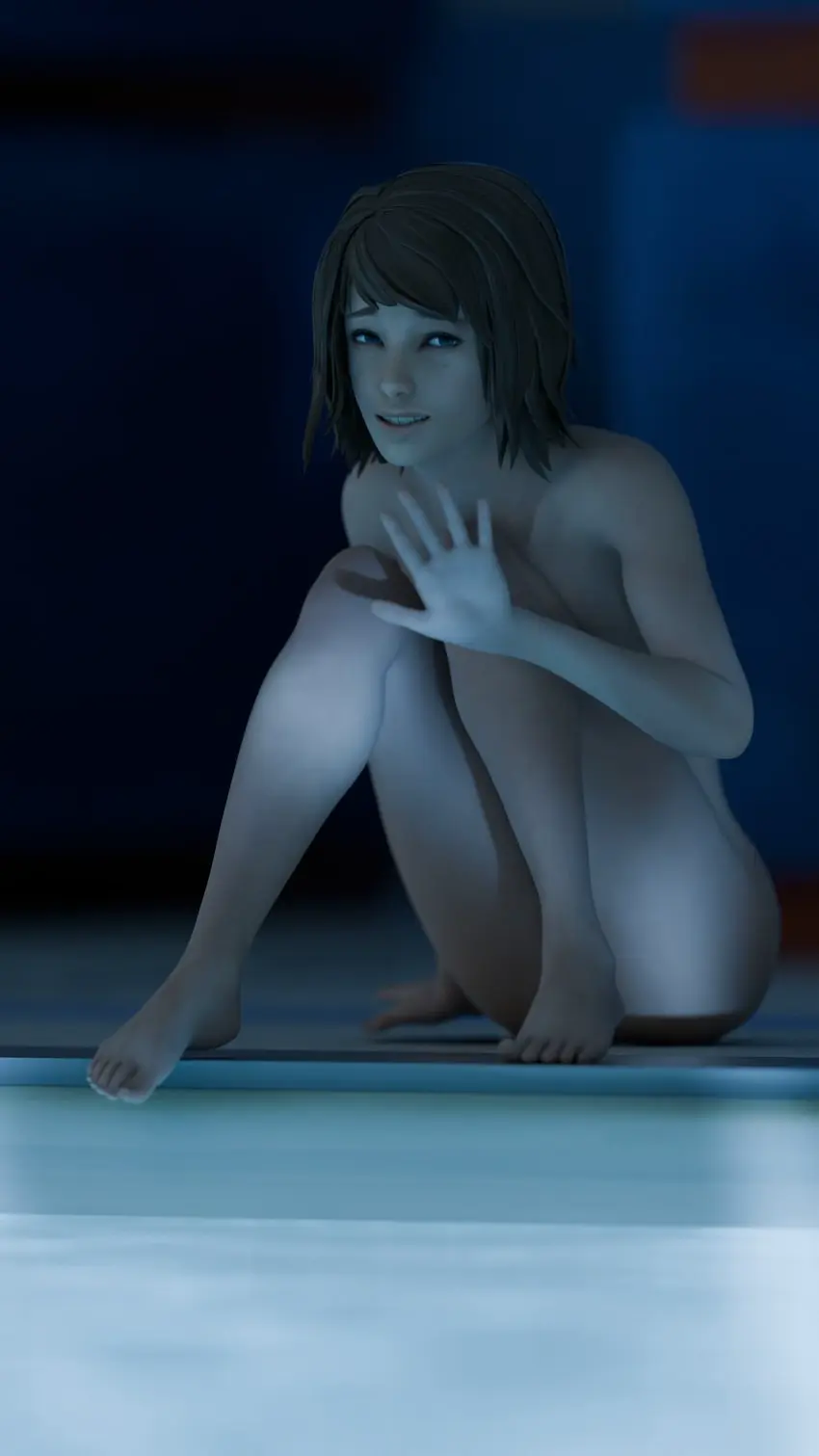 Image 1girls,breasts,female,light-skinned_female,light_skin,nipples,solo,nude,small_breasts,barefoot,areolae,solo_female,teeth,nude_female,teenage_girl,brown_hair,medium_hair,3d,straight_hair,nudity,pool,full_color,no_penetration,slender_legs,life_is_strange,embarrassed_nude_female,enf,max_caulfield,slender,bungusdungus70