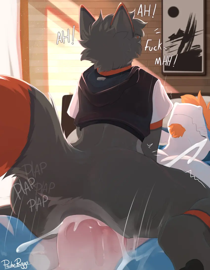 Image clothing,hi_res,male,penis,tail,furry,sex,erection,humanoid,humanoid_penis,2boys,anal,anal_sex,male/male,hair,anthro,mythology,absurd_res,gay,penetration,genital_fluids,bodily_fluids,canid,canine,fur,genitals,grey_body,grey_fur,mammal,horn,male_penetrating,blue_body,white_body,scalie,furry_only,humanoid_genitalia,fox,mythological_creature,dragon,mythological_scalie,male_penetrated,male_penetrating_male,anthro_on_anthro,countershading,bonfire_(bonfirefox),pache_riggs,tiberius_(pache_riggs)