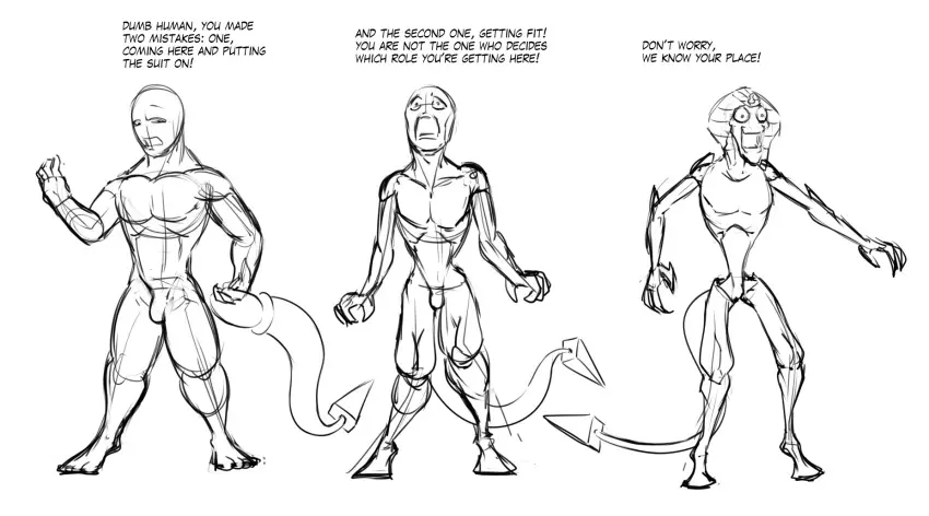 Image clothing,hi_res,human,male,tail,male_only,mammal,sex_toy,egyptian,transformation,bone,skeleton,machine,robot,buttplug,plug_(sex_toy),suit,chastity_(disambiguation),dragmon