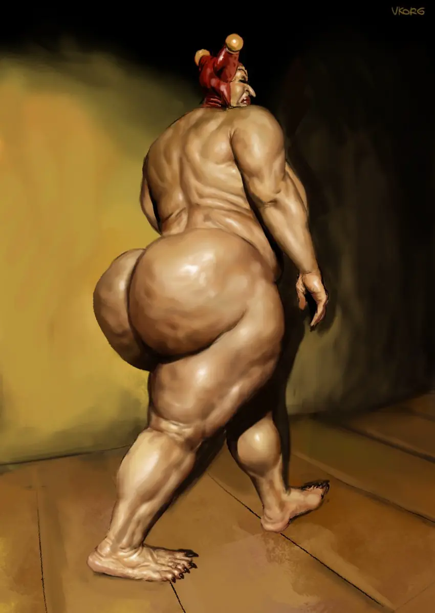 Image female,solo,huge_ass,milf,tagme,curvy_figure,older_female,cellulite,gilf,ugly_female,vkorg,hyena_(vkorg)