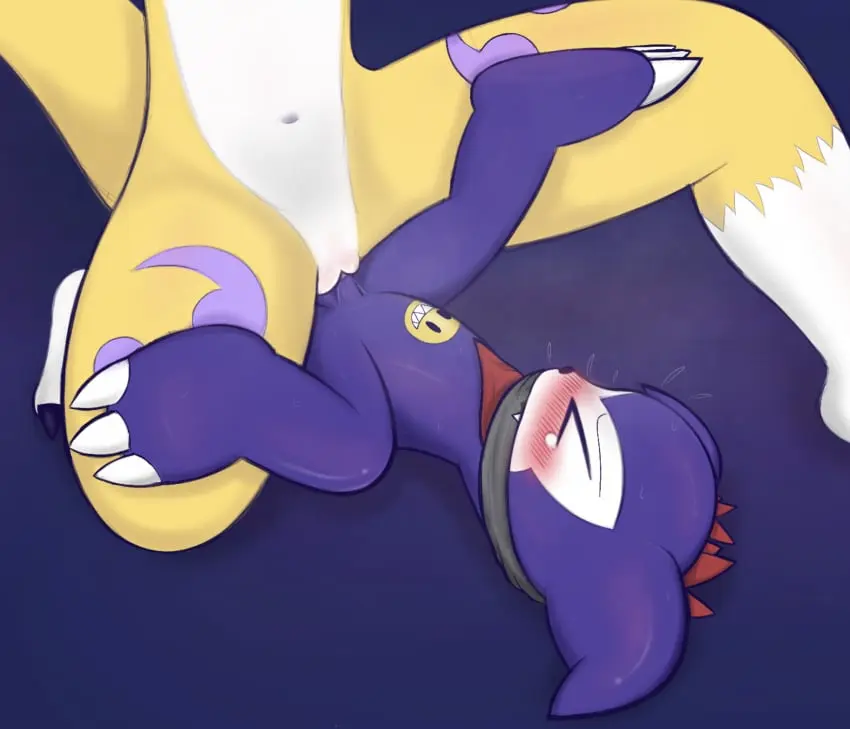 Image female,male,male/female,submissive_male,digimon,renamon,femdom,impmon