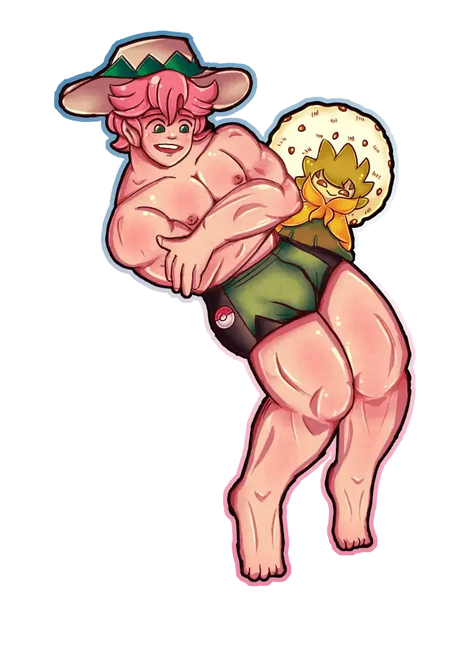 Image pokemon,pokemon_(species),hat,tagme,pokémon_(species),cute_boy,milo_(pokemon),eldegoss