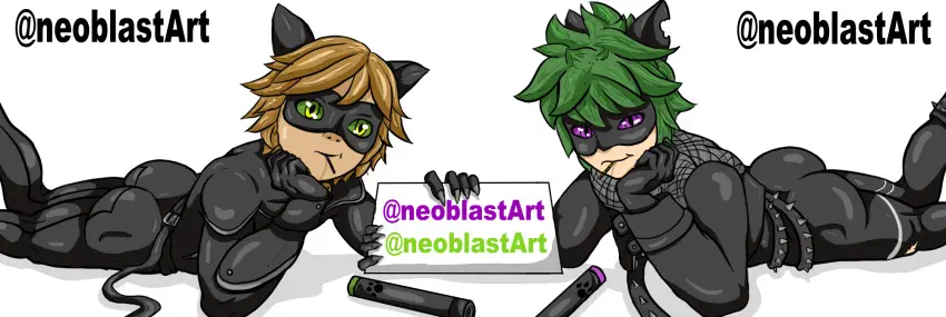 Image male,ass,male_only,ass_visible_through_thighs,posing,gay,bunny_ears,latex_clothing,bunnysuit,latex_gloves,no_visible_genitalia,latex_suit,adrien_agreste,cat_noir,miraculous_ladybug,miraculous:_tales_of_ladybug_and_cat_noir,fuckboy,chat_noir,claw_noir,neoblast,re-verse_adrien,thing