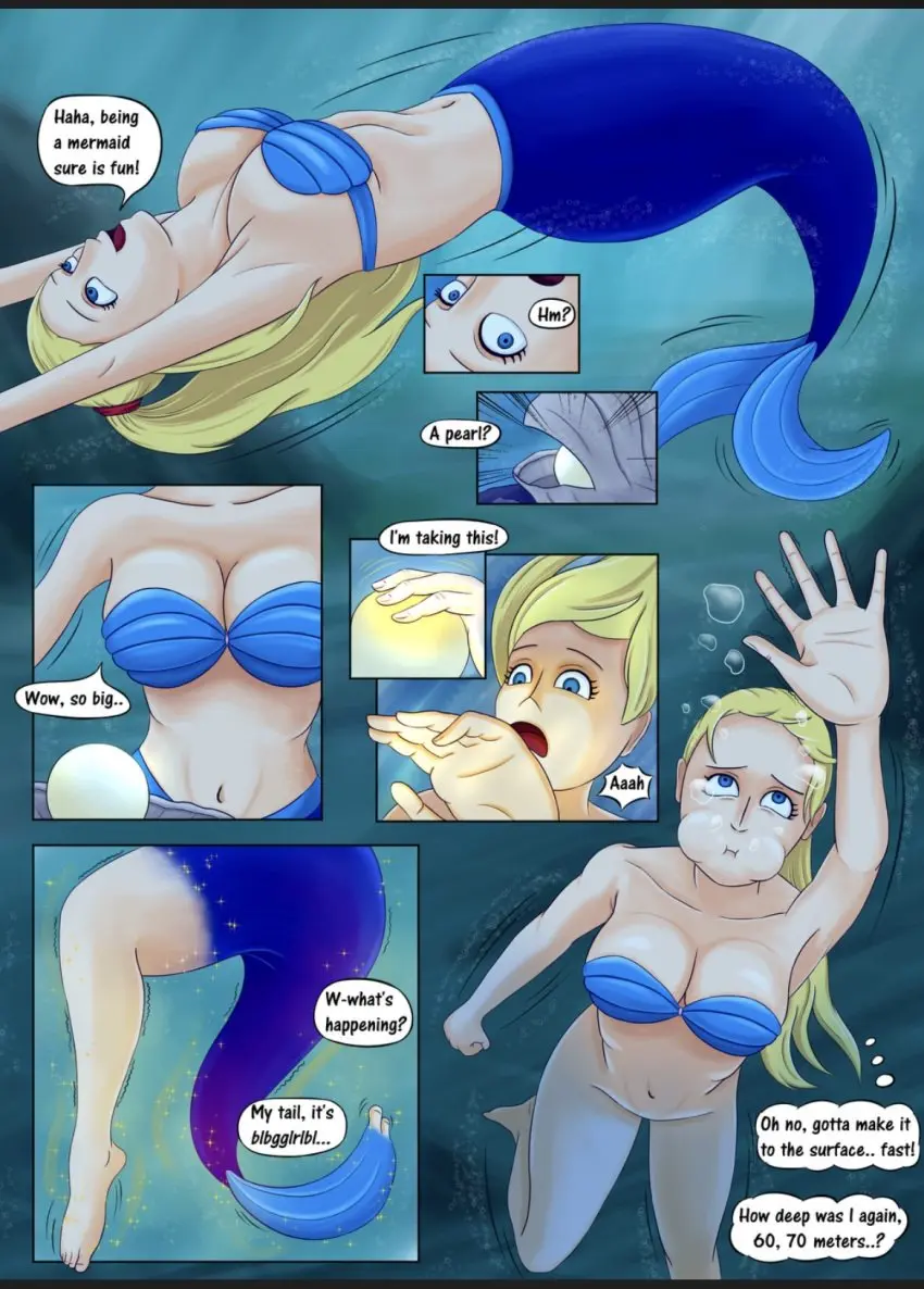 Image big_breasts,breasts,female,mermaid,metroid,samus_aran,underwater,drowning,merfolk,air_bubbles,geldibson