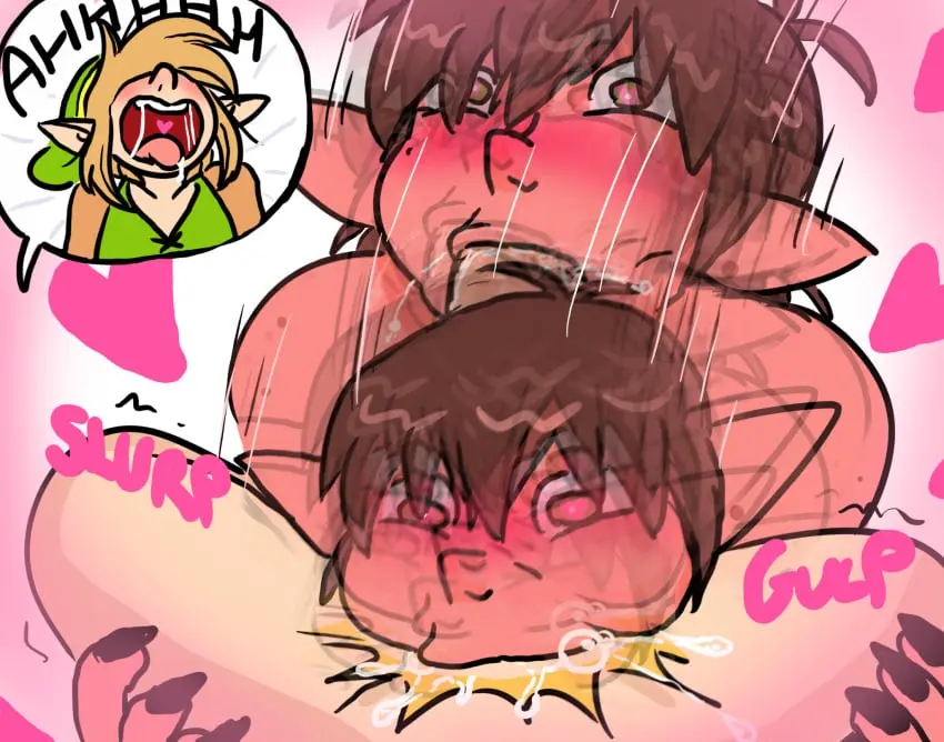 Image clothing,hi_res,light_skin,open_mouth,simple_background,male,oral,penis,sex,duo,fellatio,humanoid,male/male,hair,text,blonde_hair,saliva,nintendo,penetration,bodily_fluids,genitals,motion_lines,sound_effects,skinny,english_text,male_penetrating,the_legend_of_zelda,penile,humanoid_pointy_ears,heart_symbol,moan,male_penetrated,male_penetrating_male,link,twink,onomatopoeia,motion_blur,light_body,cutaway,hylian,pervypocket
