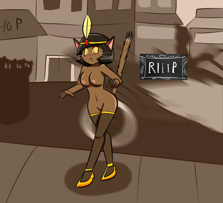 Image clothing,female,hi_res,solo,black_hair,yellow_eyes,embarrassed,headgear,hair,anthro,text,stockings,high_heels,footwear,fur,sound_effects,legwear,full_body,brown_fur,brown_body,tiara,crown,onomatopoeia,vehicle,car,lackadaisy,assisted_exposure,embarrasment,ivy_(disambiguation),ivy_pepper,golden_clothes,revrook