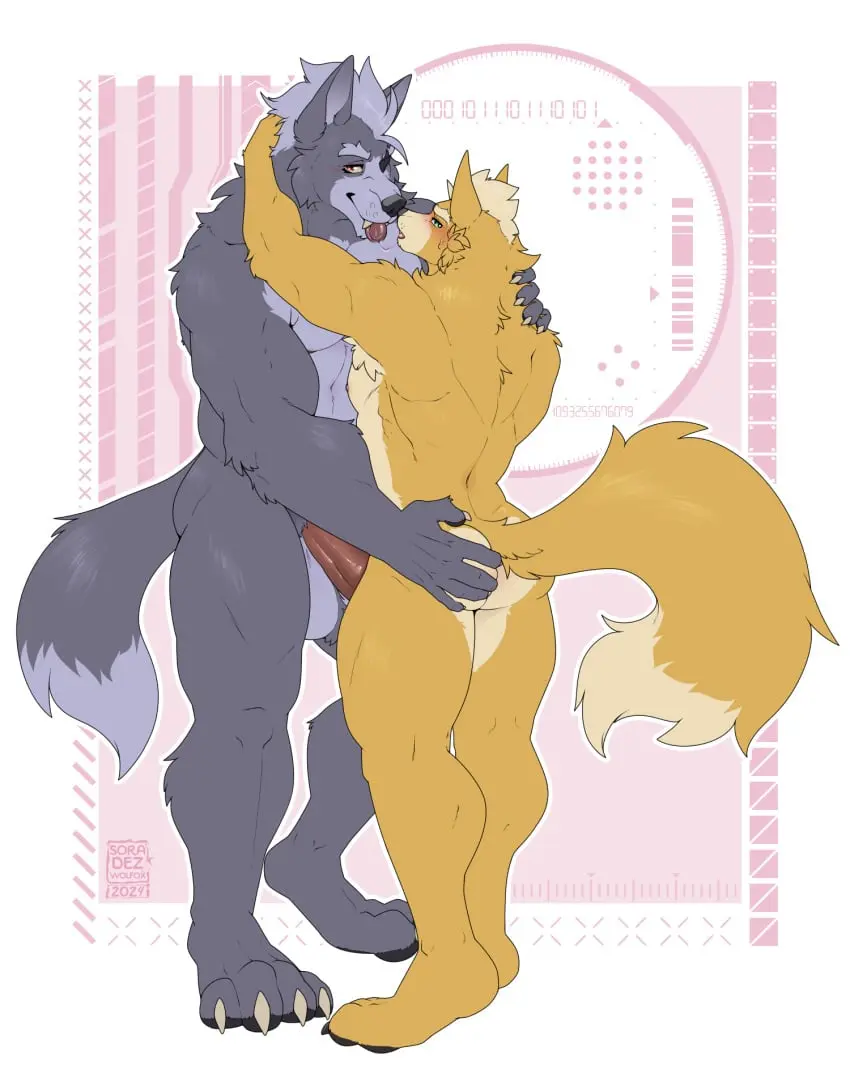 Image blush,hi_res,open_mouth,standing,male,nude,penis,tongue_out,tongue,big_penis,duo,humanoid_penis,muscular,muscular_male,feet,2boys,male/male,teeth,balls,saliva_string,size_difference,anthro,tan_body,text,gay,saliva,nintendo,big_balls,bodily_fluids,canid,canine,canis,fur,genitals,grey_body,grey_fur,mammal,multicolored_body,multicolored_fur,two_tone_body,two_tone_fur,wolf,biceps,claws,muscular_anthro,paws,toe_claws,foreskin,uncircumcised,orange_body,5_fingers,smaller_male,fingers,humanoid_genitalia,blush_lines,toes,fox,tuft,tan_fur,orange_fur,larger_male,humanoid_hands,after_kiss,hand_on_butt,anthro_on_anthro,digitigrade,4_toes,body_hair,hindpaw,armpit_hair,countershade_torso,countershading,finger_claws,ball_tuft,tan_countershading,star_fox,wolf_o'donnell,fox_mccloud,soraawoolf