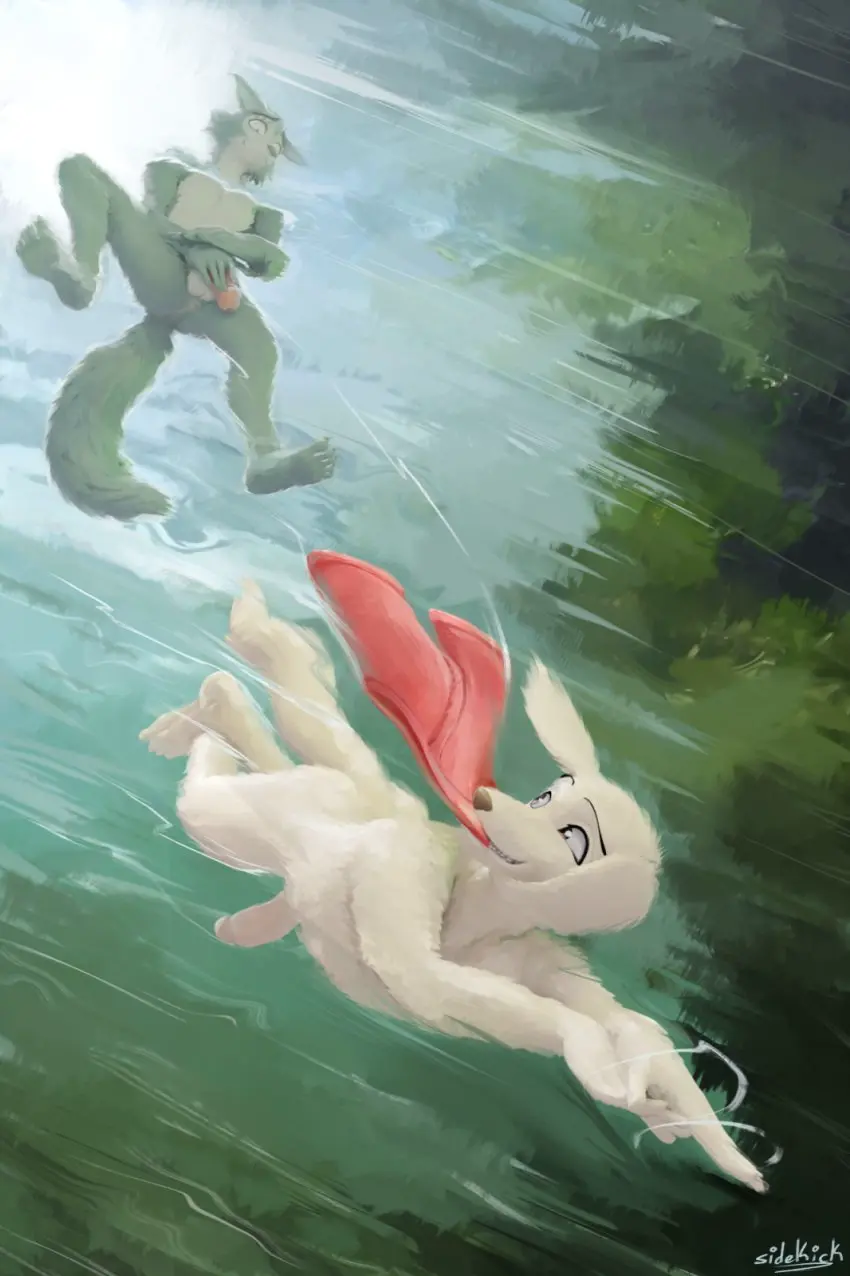 Image clothing,hi_res,smile,male,nude,penis,ass,big_penis,duo,erection,humanoid_penis,athletic,athletic_male,feet,water,sky,male/male,digital_media_(artwork),digital_painting_(artwork),eyebrows,balls,anthro,nude_male,tan_body,big_balls,beastars,bird_dog,canid,canine,canis,domestic_dog,fur,genitals,grey_body,grey_fur,hunting_dog,jack_(beastars),labrador,legoshi_(beastars),mammal,retriever,wolf,5_fingers,2024,outside,tree,fingers,humanoid_genitalia,signature,swimwear,toes,nature,plant,tuft,tan_fur,detailed_background,nude_anthro,day,humanoid_feet,humanoid_hands,anthro_on_anthro,swimming_trunks,5_toes,plantigrade,athletic_anthro,outdoor_nudity,underwater,skinny_dipping,swimming,painterly,sidekick,clothing_in_mouth,swimming_trunks_in_mouth,swimwear_in_mouth