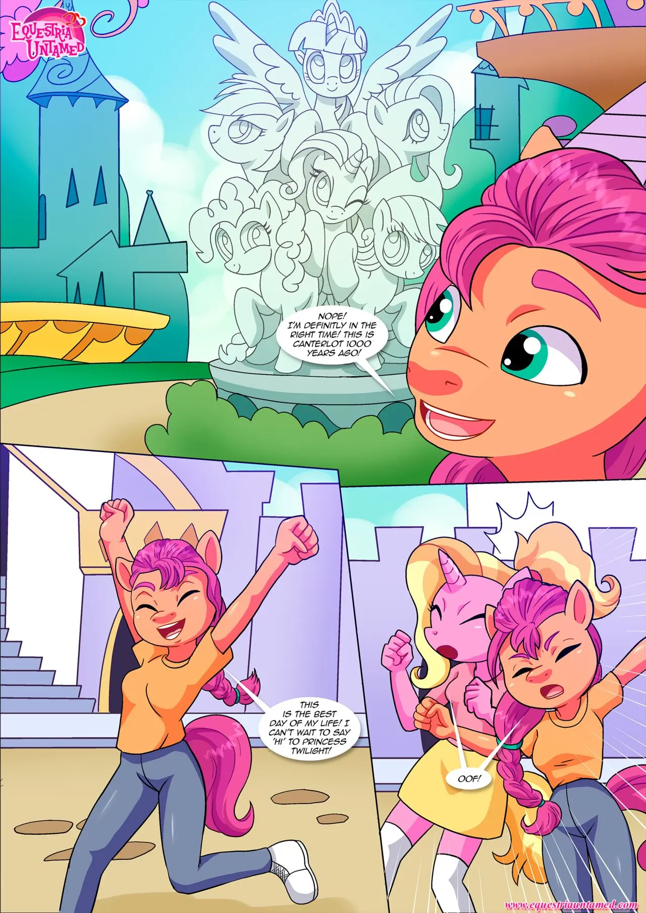 Image female,text,tagme,comic,english_text,friendship_is_magic,hasbro,my_little_pony,bbmbbf,palcomix,page_5,mlp_g5,equestria_untamed,sunny_starscout_(mlp),lesson_for_the_generations,luster_dawn_(mlp)