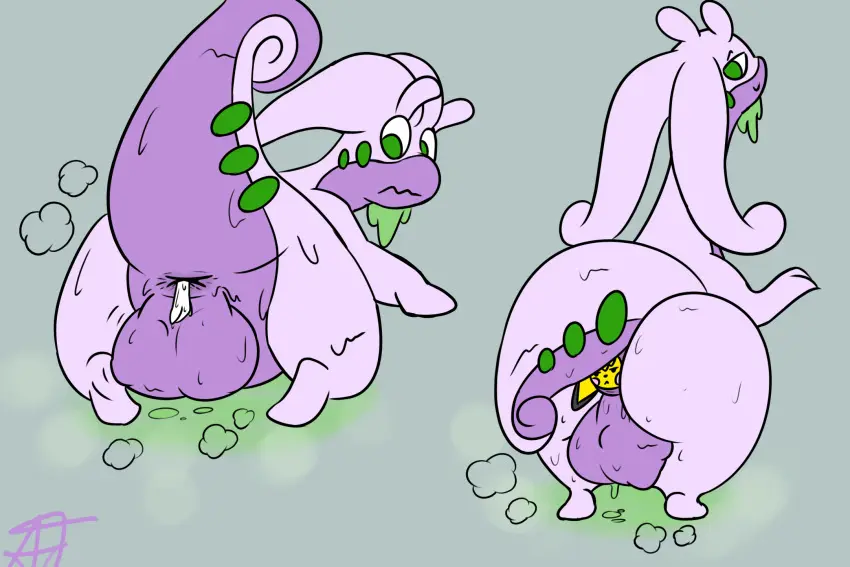 Image hi_res,male,penis,pokemon,pokemon_(species),sweat,balls,anus,nintendo,bodily_fluids,genitals,generation_6_pokemon,goodra,slime,penile,feral,vore,generation_3_pokemon,generation_2_pokemon,musk,musk_clouds,cock_vore,multiple_prey,anal_vore,kirlia,pichu,afraidpichu