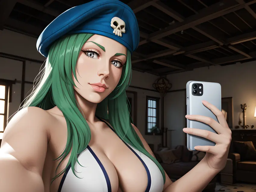 Image 1girls,breasts,female,female_only,light-skinned_female,light_skin,solo,voluptuous,ai_generated,cleavage,sideboob,solo_female,voluptuous_female,curvy,curvy_body,curvy_female,curvy_figure,green_hair,hourglass_figure,curvaceous,curves,bleach,bleach:_the_thousand-year_blood_war,nelliel_tu_odelschwanck,curvaceous_body,inner_sideboob,infiniteskull
