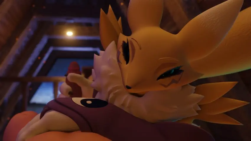 Image clothing,female,hi_res,human,smile,blue_eyes,male,female_focus,sex,duo,humanoid,male/female,anthro,handjob,masturbation,female_on_top,fur,mammal,claws,yellow_body,yellow_fur,dominant,white_body,female_on_human,dominant_female,long_ears,penile,bandai_namco,digimon,digimon_(species),renamon,tuft,gesture,hand_gesture,white_fur,armwear,black_sclera,suggestive,chest_tuft,blurred_background,on_top,suggestive_gesture,hand_on_chest,handjob_gesture,cabin,redvelvetstar