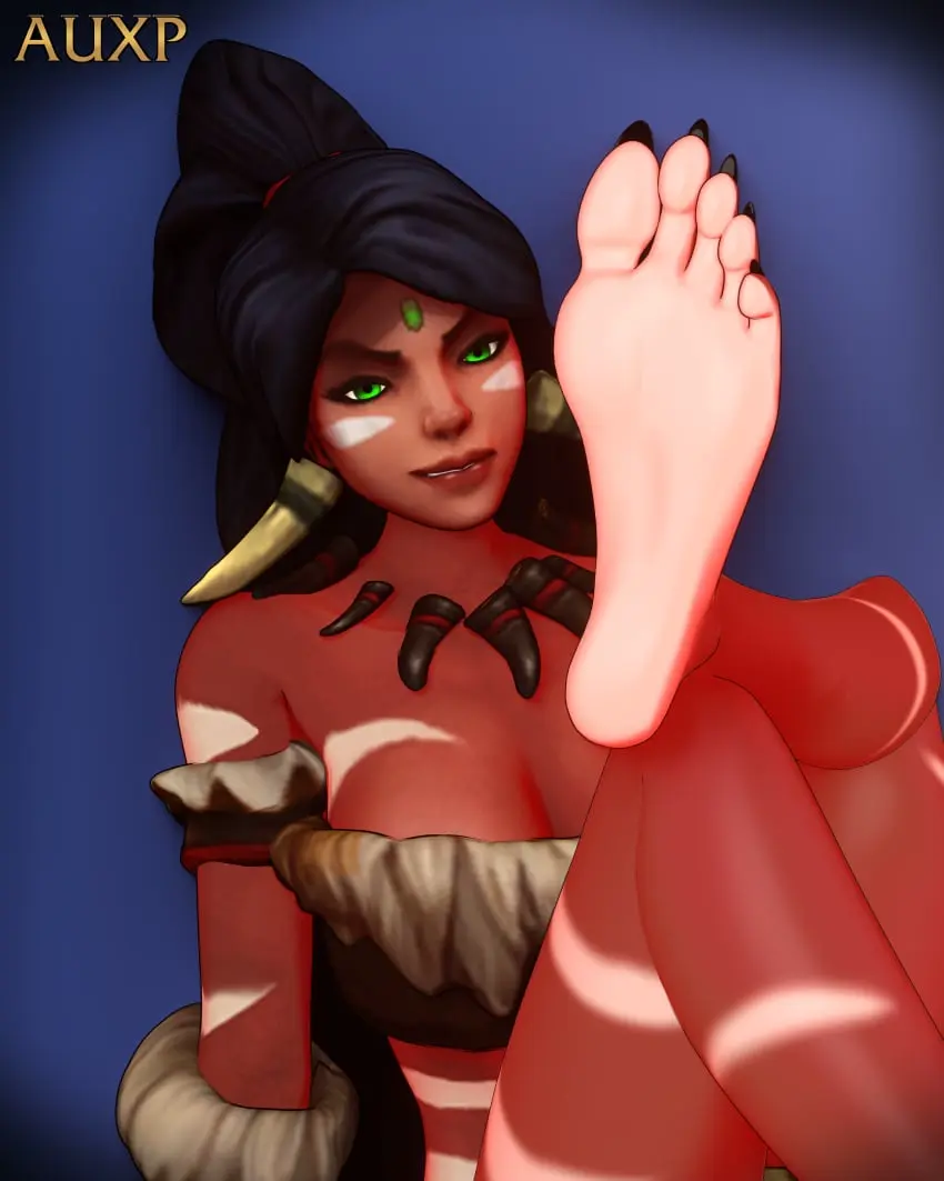 Image 1girls,big_breasts,breasts,female,female_only,hi_res,highres,large_breasts,long_hair,looking_at_viewer,smile,solo,black_hair,earrings,female_focus,barefoot,ponytail,dark_skin,feet,smiling_at_viewer,earring,solo_female,solo_focus,foot_fetish,no_shoes,black_hair_female,dark-skinned_female,3d,soles,ear_piercing,high_resolution,skimpy,skimpy_clothes,3d_model,toenail_polish,league_of_legends,toes,riot_games,long_hair_female,foot_focus,high_res,ear_ring,foot_worship,ear_piercings,ear_rings,forehead_gem,forehead_jewel,gem_on_forehead,nidalee,ponytail_female,skimpy_costume,skimpy_outfit,tribal_markings,tribal_tattoo,tribal_tattoos,greek_toe,black_toenails,tooth_necklace,sharp_toenails,two_tone_feet,auxp