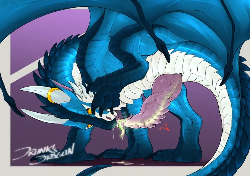 Image hi_res,solo,cum,licking,male,oral,penis,yellow_eyes,tongue,sex,male_only,jewelry,mythology,genital_fluids,bodily_fluids,genitals,precum,claws,paws,horn,blue_body,scalie,male_focus,dripping,penile,knot,mythological_creature,dragon,mythological_scalie,feral,penis_lick,glowing,pawpads,raised_leg,glowing_genitalia,parasite,horn_jewelry,plated_scales,drunksdragon,lu_(luamir),parasite_in_urethra