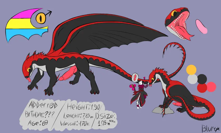 Image hi_res,open_mouth,male,penis,tail,tongue_out,tongue,big_penis,duo,humanoid,male/male,teeth_showing,anthro,mythology,genitals,mammal,scalie,mythological_creature,dragon,mythological_scalie,feral,felid,pantherine,tiger,5:3,model_sheet,character_name,lgbt_pride,pride_colors,blury,pansexual_pride_colors,adderrod,amon_blackdawn