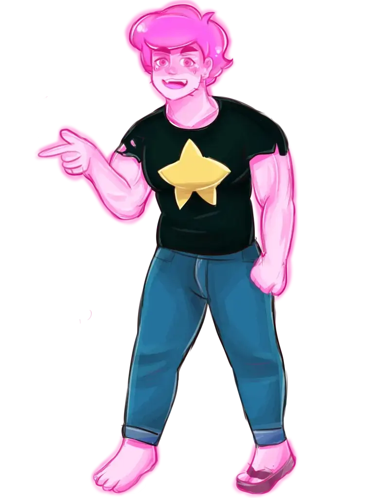 Image male,gay,transparent_background,steven_universe,steven_quartz_universe,chad_steven,steven_universe_future,pink_steven