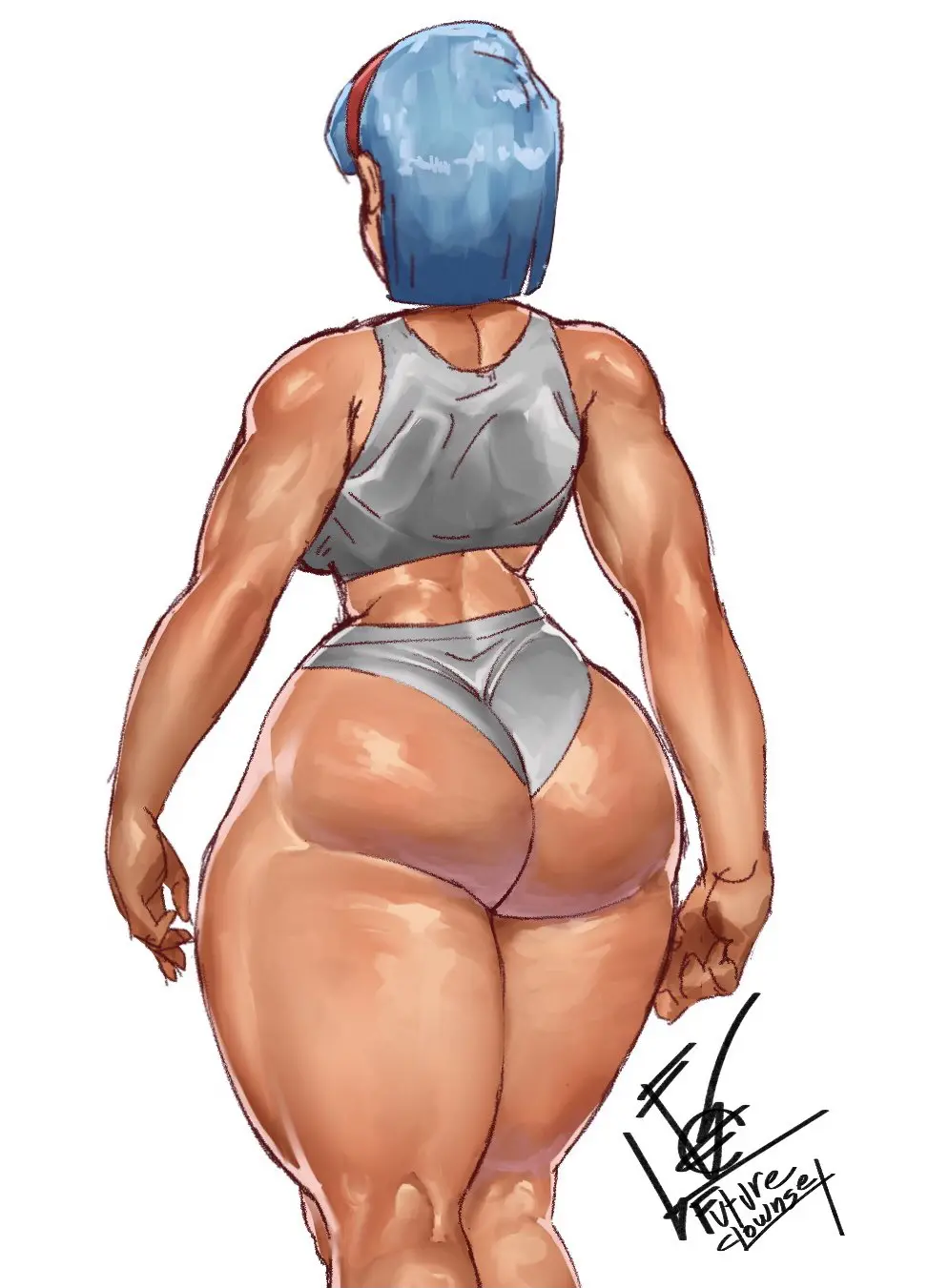 Image 1girls,female,light-skinned_female,light_skin,shiny_skin,solo,blue_hair,short_hair,bra,underwear,ass,big_ass,big_butt,bubble_ass,bubble_butt,colored,huge_ass,huge_butt,thick_thighs,thighs,color,looking_away,shiny_hair,solo_female,2d,thick_ass,dragon_ball,dragon_ball_z,2d_(artwork),big_thighs,2024,2d_artwork,huge_thighs,shiny_breasts,bulma_briefs,bulma_briefs_(frieza_saga),future_clownset