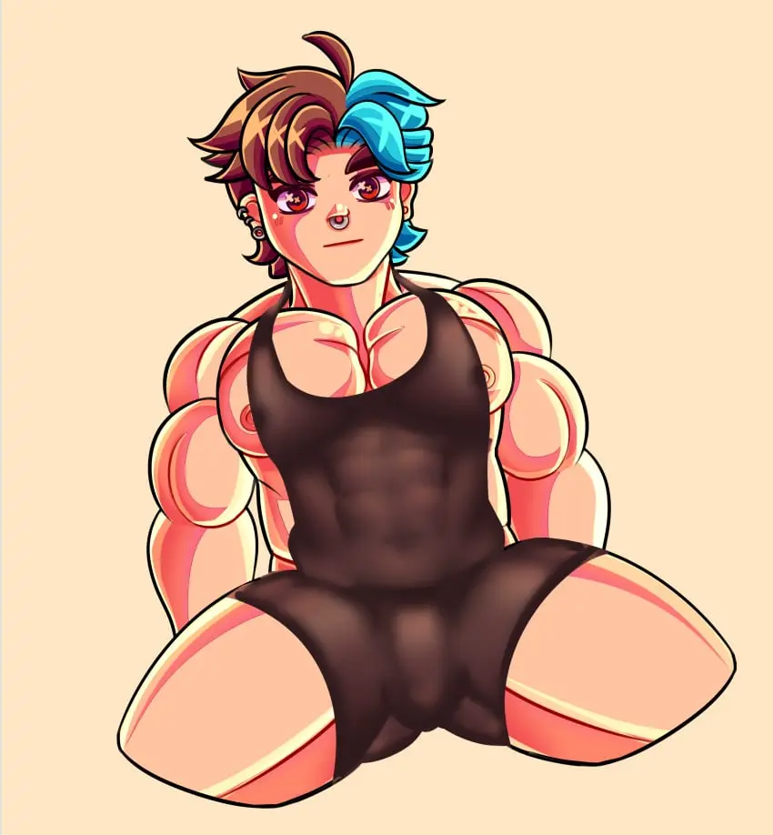Image male,original_character,gay,oc,muscles,cute_boy