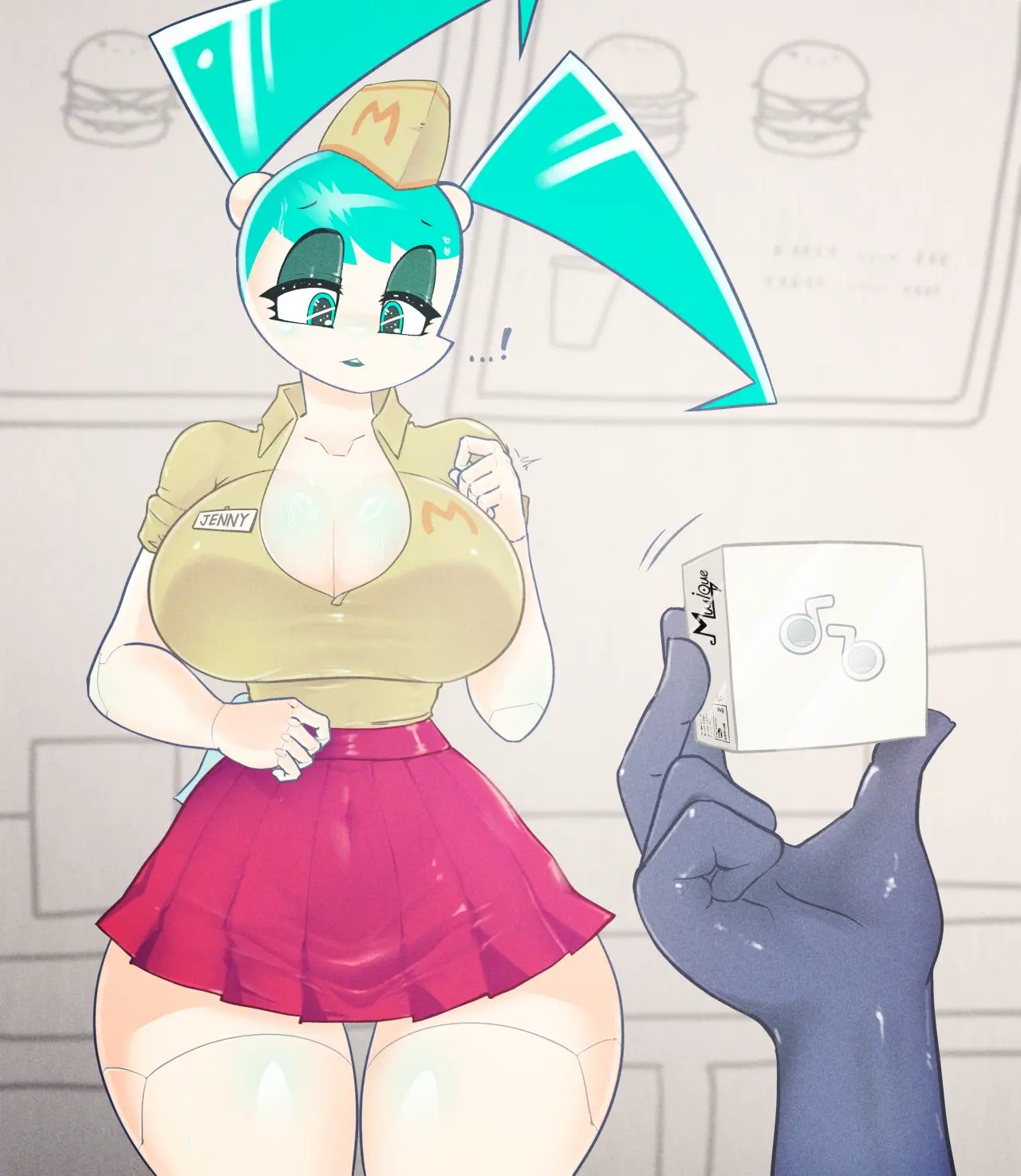 Image 1girls,big_breasts,breasts,female,female_only,hi_res,highres,large_breasts,blue_eyes,blue_hair,female_focus,thick_thighs,thighs,wide_hips,hips,cleavage,eyebrows,eyelashes,huge_breasts,thigh_gap,2d,breasts_bigger_than_head,green_eyes,pov,twintails,green_hair,skirt,2d_(artwork),big_thighs,5_fingers,2024,2020s,huge_thighs,large_thighs,robot,robot_girl,!,nickelodeon,robot_female,jenny_wakeman,my_life_as_a_teenage_robot,xj-9,lonlon,employee,employee_uniform