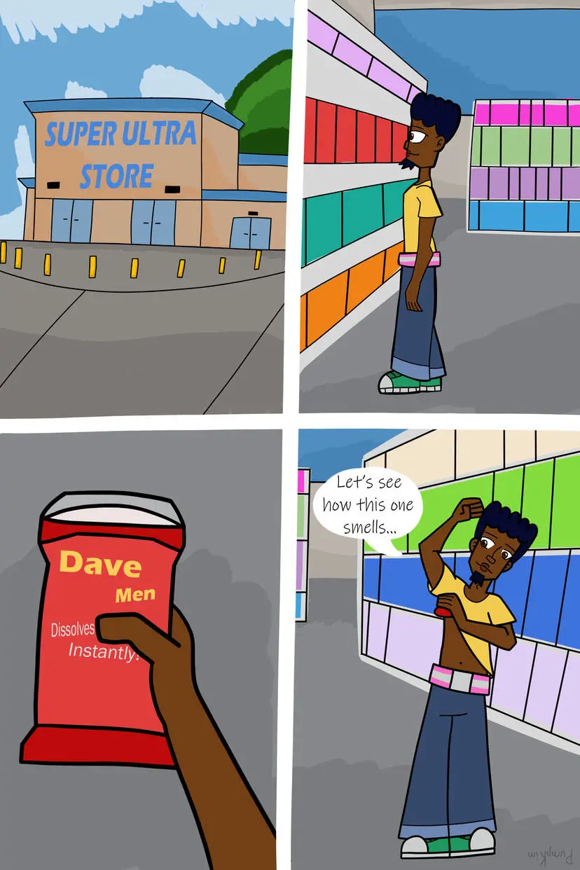 Image male,comic,skinny,toony,brown_skin,heretwowoomy,pumpkim,upsidedownpumpkim,upsidedownpumpkin,deodorant,emmit_nathan_malcom