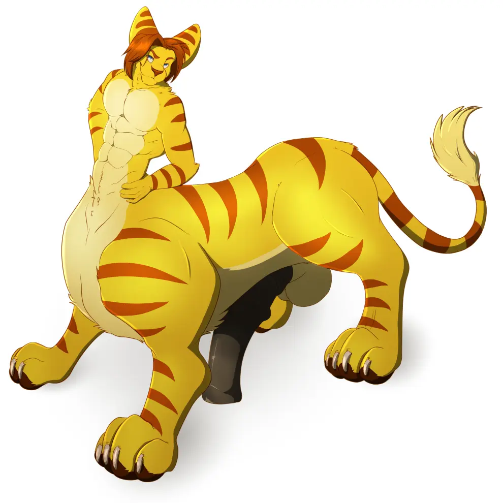 Image simple_background,solo,white_background,male,penis,tail,big_penis,muscular,muscular_male,feet,male_only,digital_drawing_(artwork),digital_media_(artwork),eyebrows,balls,hair,huge_cock,brown_hair,big_balls,flaccid,fur,genitals,mammal,pecs,5_fingers,huge_balls,abs,fingers,toes,animal_genitalia,animal_penis,markings,tuft,1:1,tail_markings,equine_genitalia,humanoid_hands,equine_penis,black_penis,stripes,pawpads,digitigrade,4_toes,flared_penis,medial_ring,striped_body,striped_fur,striped_markings,striped_tail,tail_tuft,hands_on_hips,lombax,ratchet_and_clank,sony_interactive_entertainment,taur,tauric_creature,sony_corporation,2018,muscular_taur,mosin,karnyth